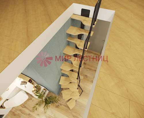 Новые лестницы «Гусиный шаг» LOFT