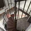 Винтовая лестница Spiral Loft Black D120 (D 120) («MIR-LEST»)